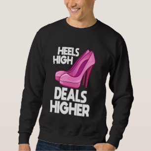 Boss Lady Heels Hoge Deals Hogere CEO Trui