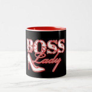 Boss Lady High Heel Two-Tone Coffee Mok