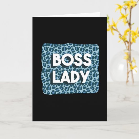 Boss Lady Kaart (Gele Bloem)