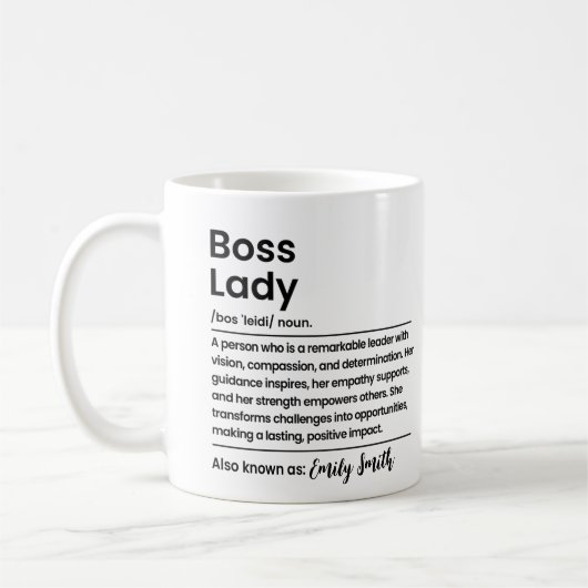 Boss Lady Koffiemok (Links)