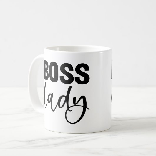 Boss Lady Koffiemok (Voorkant links)