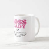 Boss Lady Koffiemok (Voorkant rechts)