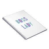 Boss Lady-laptop Notitieboek (Rechterzijde)