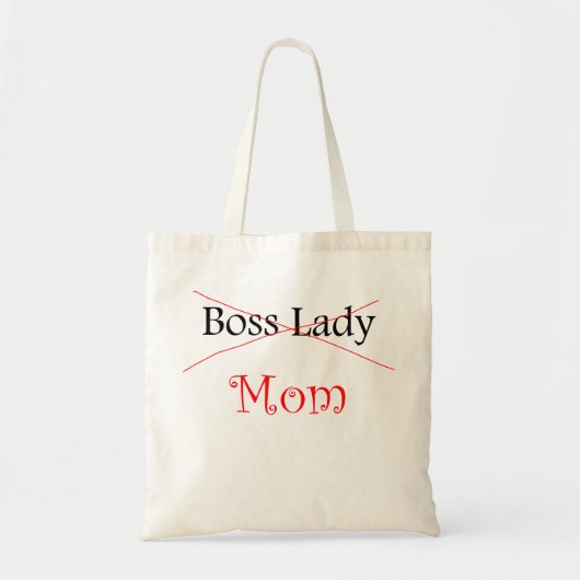 Boss Lady Mama Tote Bag (Voorkant)