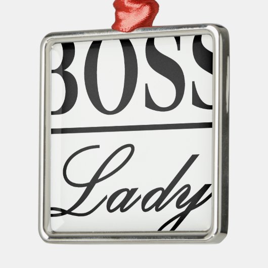 BOSS LADY METALEN ORNAMENT (Links)