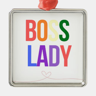 BOSS LADY METALEN ORNAMENT