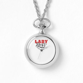 Boss Lady Mindset – Powerful Women Quote Design Horloge
