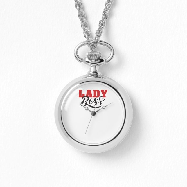 Boss Lady Mindset – Powerful Women Quote Design Horloge (Voorkant)