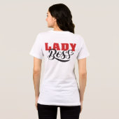 Boss Lady Mindset – Powerful Women Quote Design Tri-Blend Shirt (Achterkant volledig)