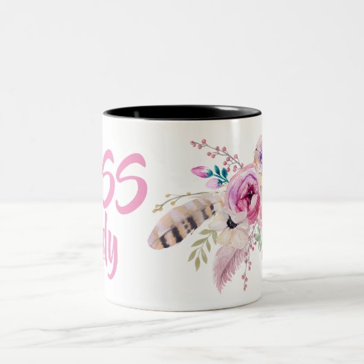 Boss Lady mok Waterverf floral (Center)