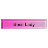 Boss Lady Naambordje (Voorkant)