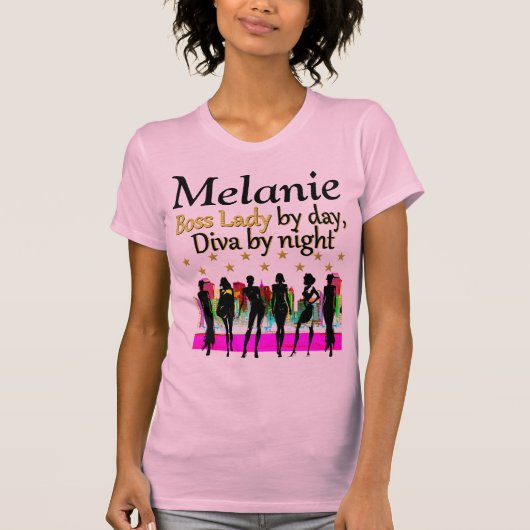 BOSS LADY NYC GEPERSONALISEERD T-SHIRT (Voorkant)
