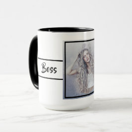 Boss Lady Photo Ringer 15oz Mok