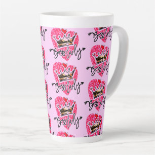 Boss Lady Pink Latte Mok