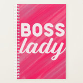 Boss Lady - planner - hot roze - (Voorkant)