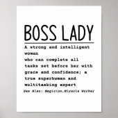 Boss Lady Poster (Voorkant)