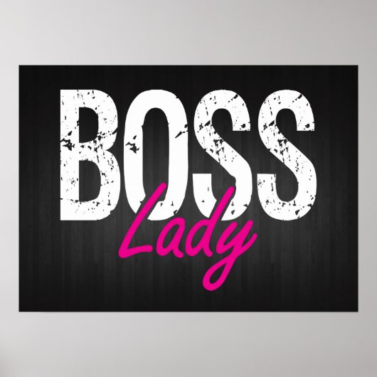 Boss Lady Poster (Voorkant)