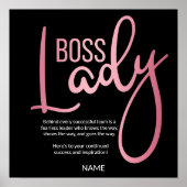 Boss lady poster (Voorkant)