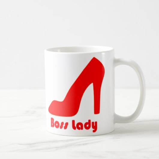 Boss Lady Red Pump Koffiemok (Rechts)