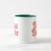 Boss Lady Retro Gepersonaliseerd naam KoffieMok Mok (Midden)