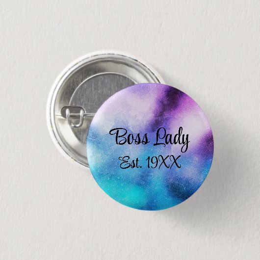Boss Lady Ronde Button 3,2 Cm (Voorkant /achterkant)
