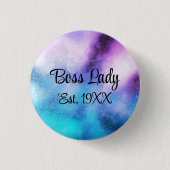Boss Lady Ronde Button 3,2 Cm (Voorkant)