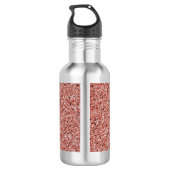 Boss Lady Roos Gouden Glitter Sparkle Waterfles (Achterkant)