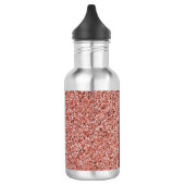 Boss Lady Roos Gouden Glitter Sparkle Waterfles (Links)