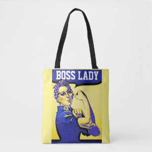 BOSS LADY ROSIE DE RIVETER CANVAS TAS PURSE