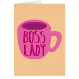 Boss Lady Roze Coffee Cup