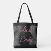 Boss Lady Sparkle Tote Bag (Achterkant)
