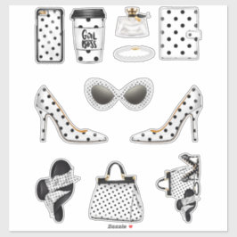 Boss Lady Sticker Decals Polk A Dot Decal Stickers