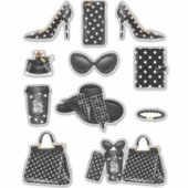 Boss Lady Sticker Decals Polk A Dot Decal Stickers (Voorkant)