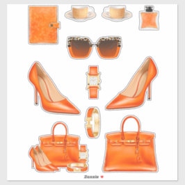 Boss Lady Sticker Decals Sinaasappel Decal Sticker