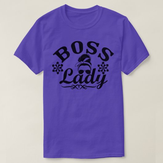 Boss Lady T-shirt (Design voorkant)