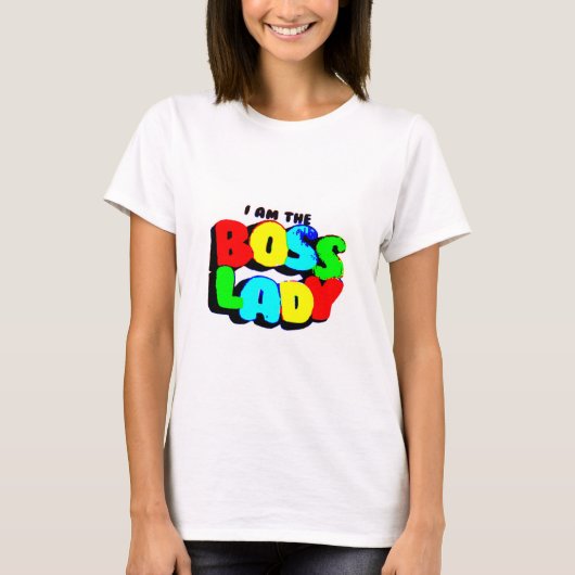 Boss Lady T-shirt (Voorkant)