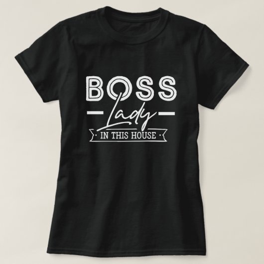 Boss Lady T-shirt (Design voorkant)