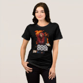 Boss Lady T-shirt Tri-Blend Shirt (Voorkant volledig)
