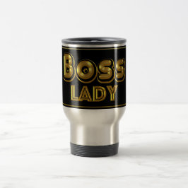 Boss Lady Travel Mug Reisbeker