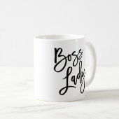 Boss Lady Trendy Lettering Koffiemok (Voorkant rechts)
