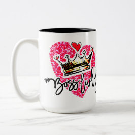 Boss Lady Tweekleurige Koffiemok