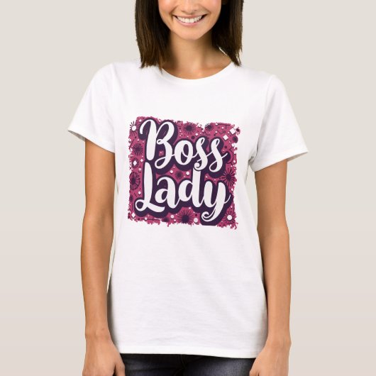 Boss Lady Vibes T-shirt (Voorkant)