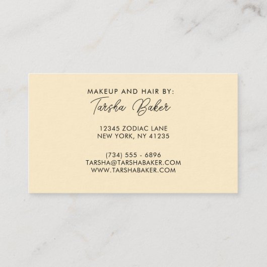 Boss Lady Visitekaartjes (Achterkant)