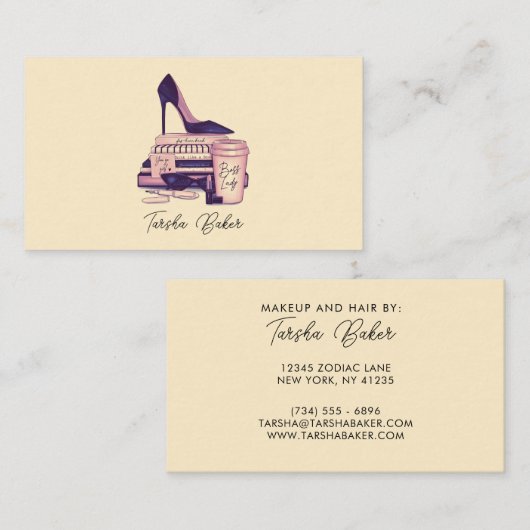 Boss Lady Visitekaartjes (Voorkant / Achterkant)