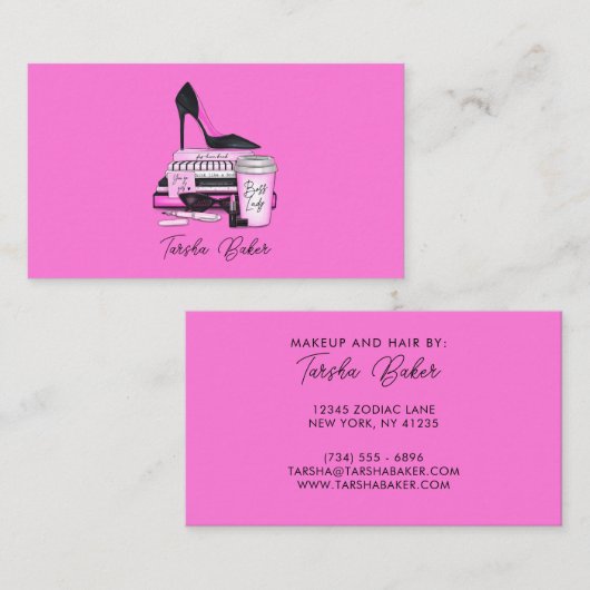 Boss Lady Visitekaartjes (Voorkant / Achterkant)