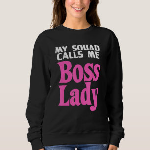 Boss Lady voor dames en meisjes directeur Trui