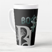 BOSS Latte Mok Abstracte Trend Interieur Groen (Linkerhoek)