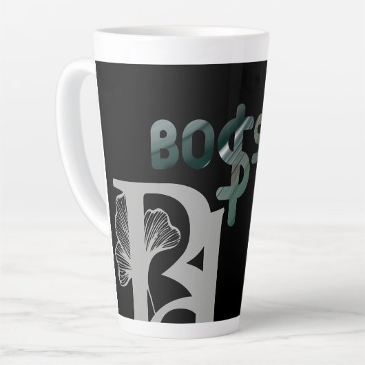 BOSS Latte Mok Abstracte Trend Interieur Groen (Linkerhoek)