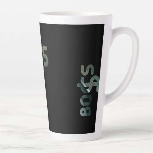 BOSS Latte Mok Abstracte Trend Interieur Groen (Rechts)