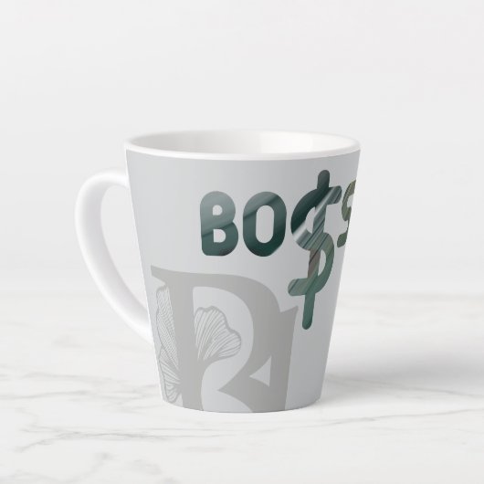 BOSS Latte Mok Abstracte Trend Interieur Groen (Linkerhoek)